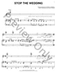 Stop the Wedding piano sheet music cover